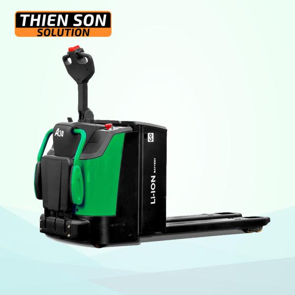 Xe nâng tay điện thấp 3 tấn Lithium