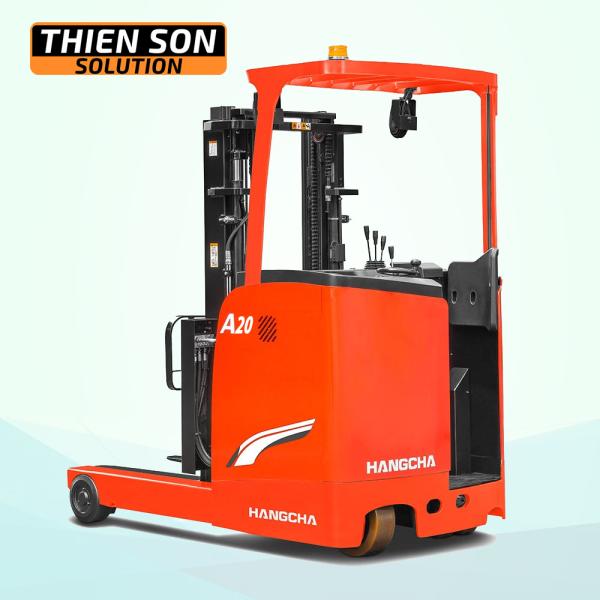 Xe nâng Reach Truck 2 tấn đứng lái