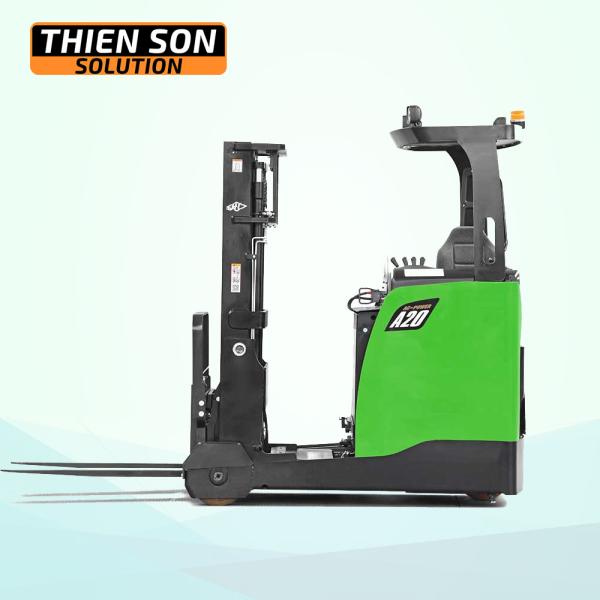 Xe nâng Reach Truck 2 tấn Lithium