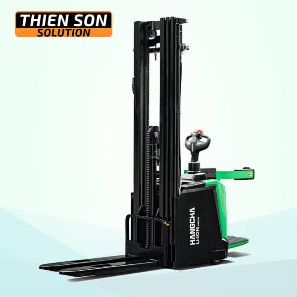 Xe nâng tay điện cao 1 tấn Lithium