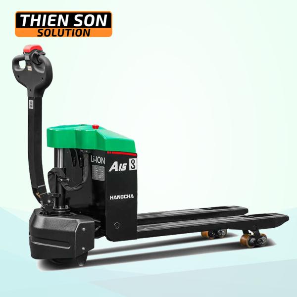 Xe nâng tay điện thấp 1.5 tấn Lithium