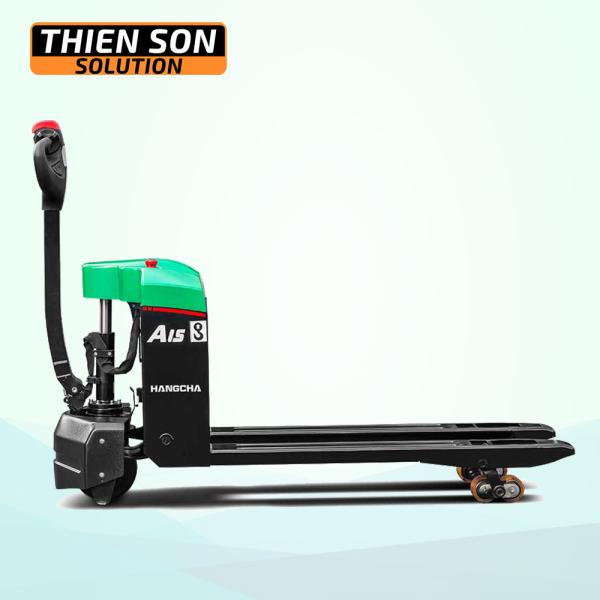 Xe nâng tay điện thấp 1.5 tấn Lithium